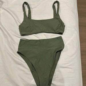 Aerie green bikini set